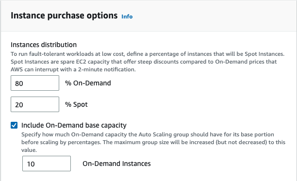 Instance Purchase Options